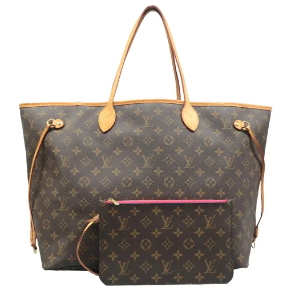 100% Authentic Louis Vuitton Neverfull GM W/P Brown Monogram Canvas Shoulder bag - Picture 1 of 12